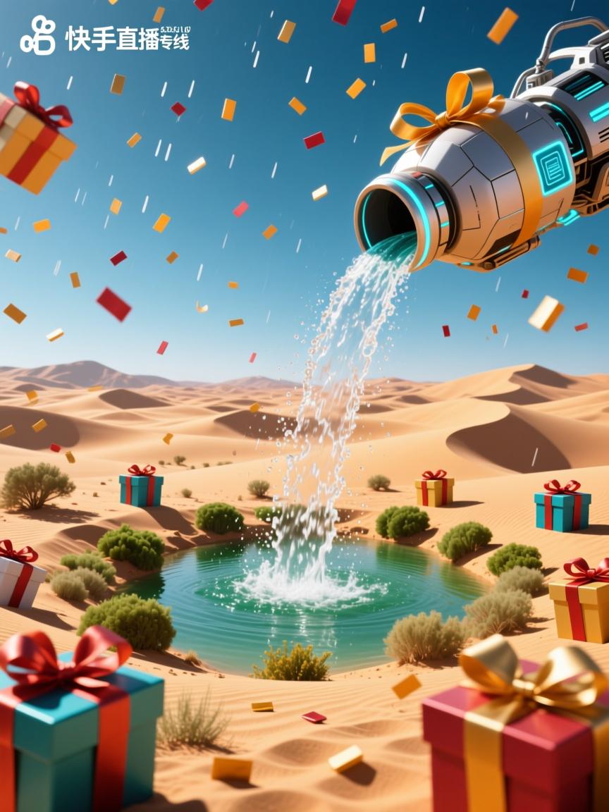 中东快手直播专线,用礼物雨浇灌沙漠流量绿洲