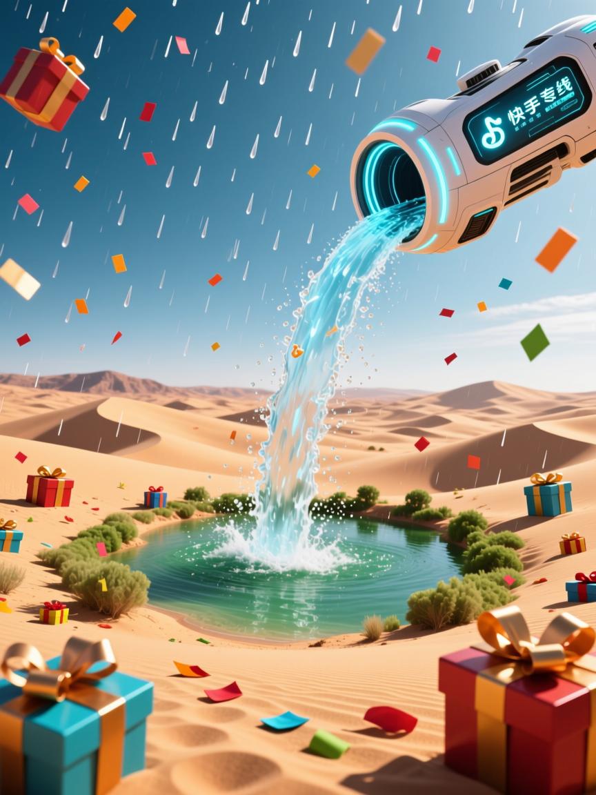 中东快手直播专线,用礼物雨浇灌沙漠流量绿洲
