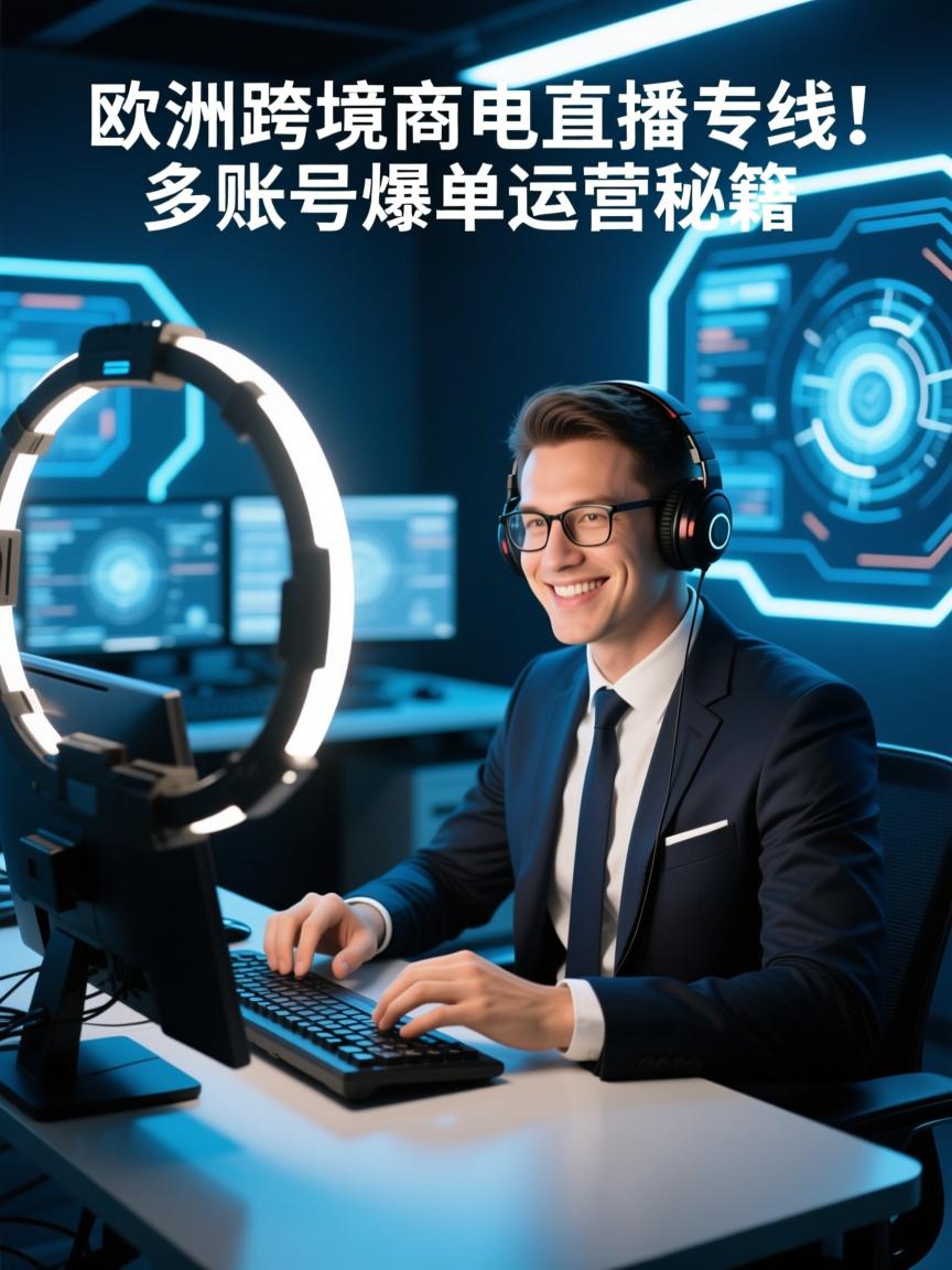 欧美跨境电商直播专线多账号爆单运营秘籍