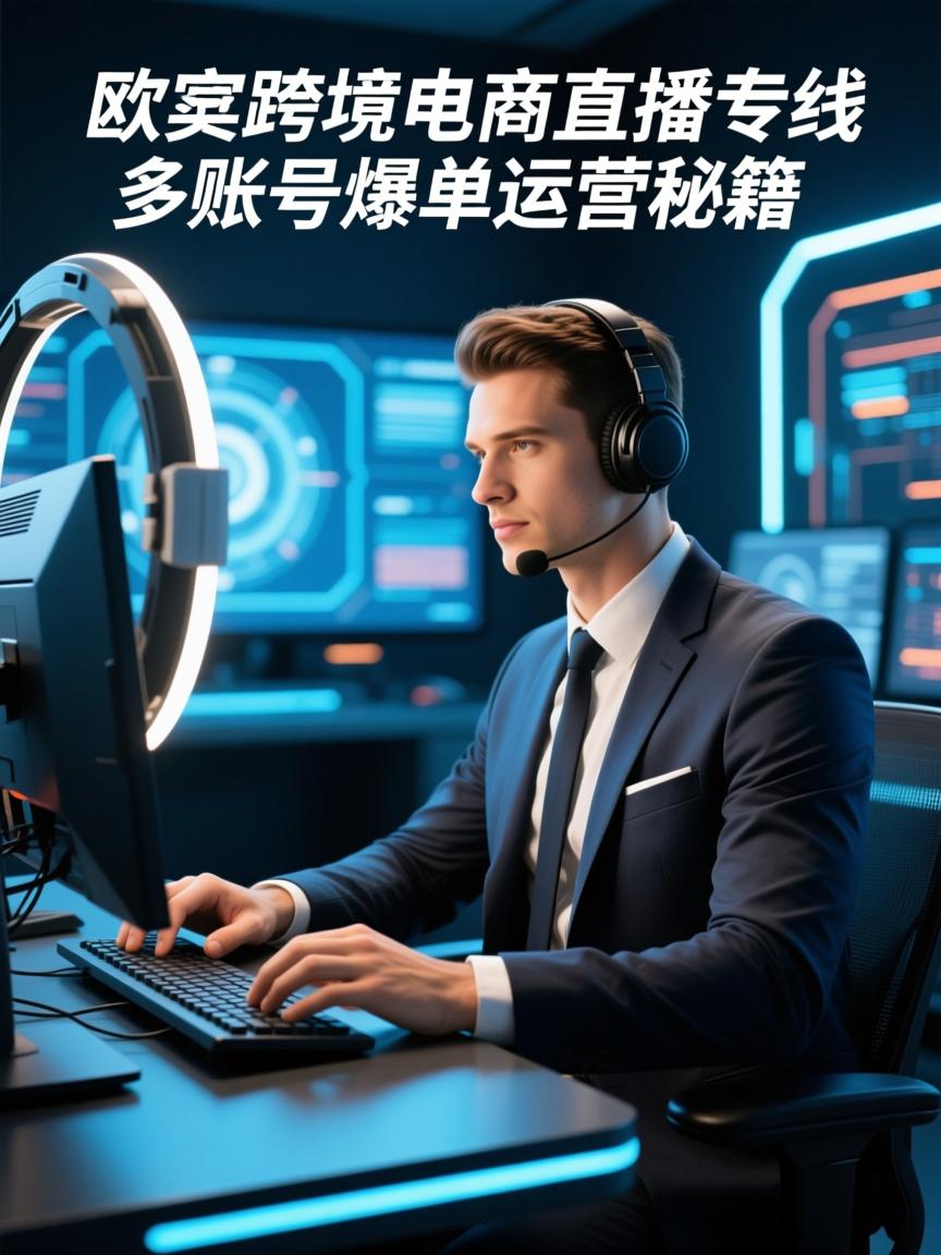 欧美跨境电商直播专线多账号爆单运营秘籍