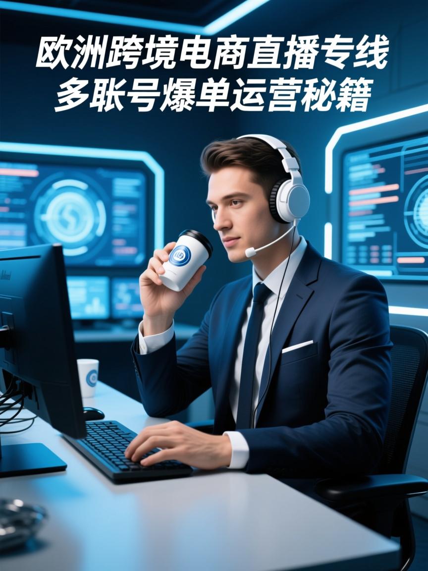 欧美跨境电商直播专线多账号爆单运营秘籍