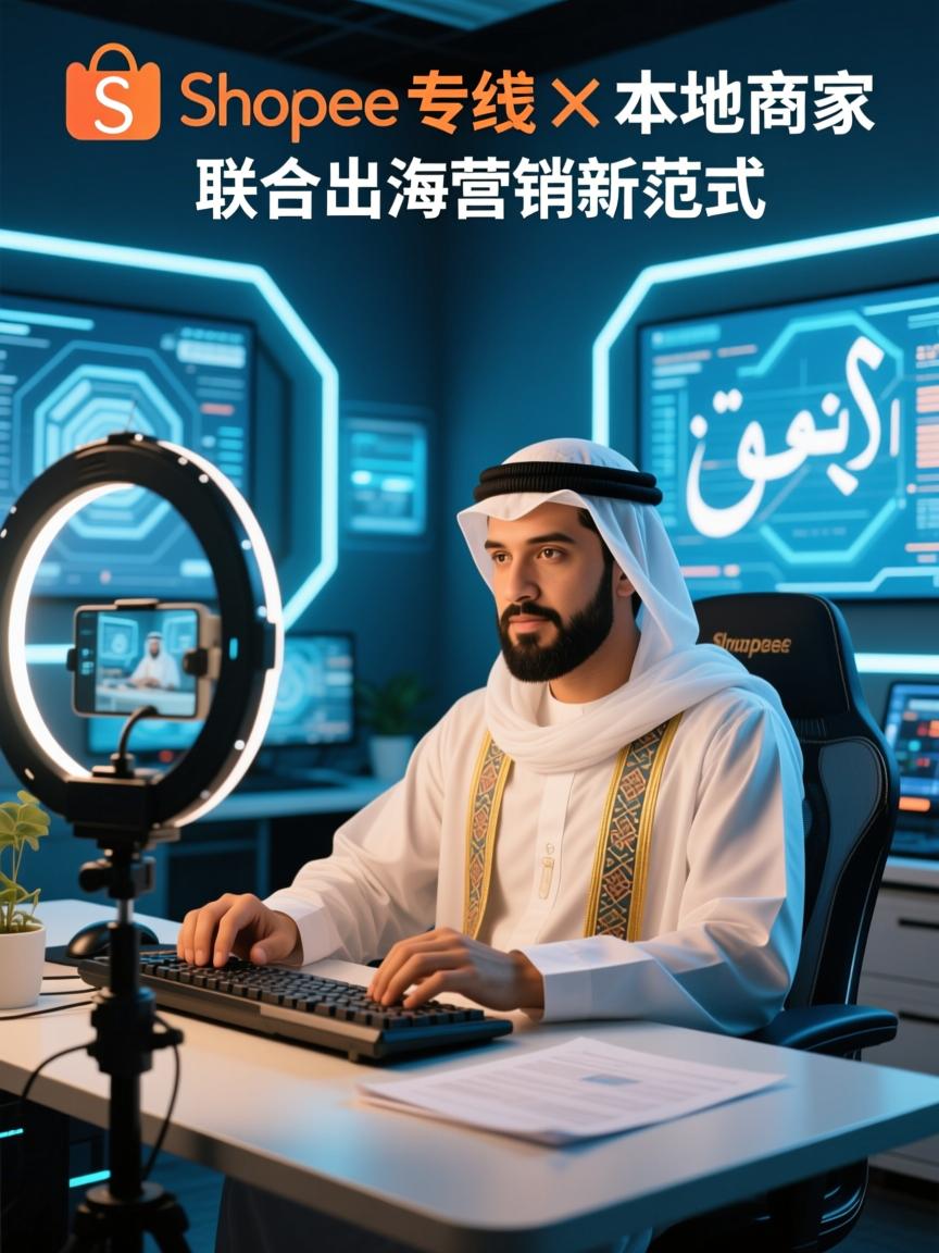 中东Shopee直播专线×本地商家，联合出海营销新范式