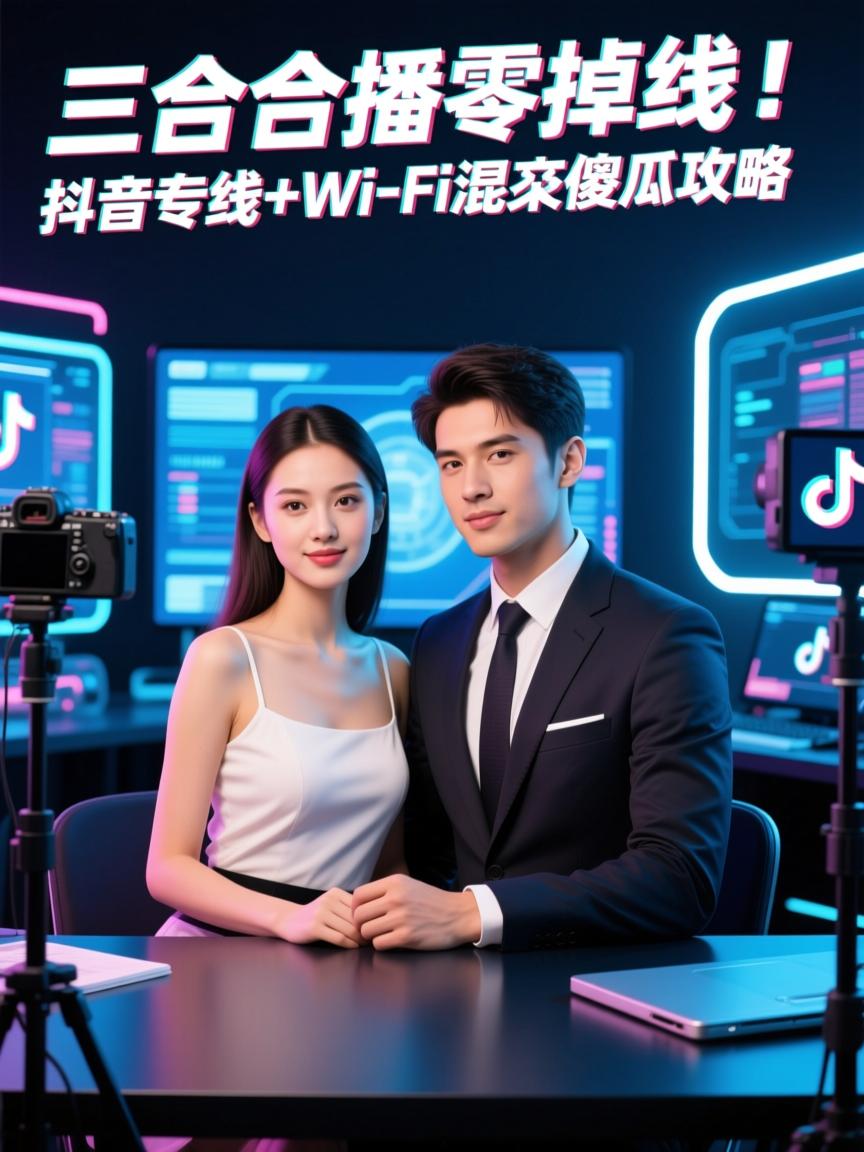 三场合播零掉线!抖音专线+Wi-Fi混血傻瓜攻略