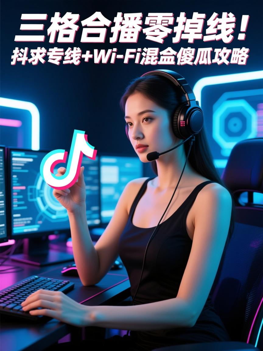 三场合播零掉线!抖音专线+Wi-Fi混血傻瓜攻略