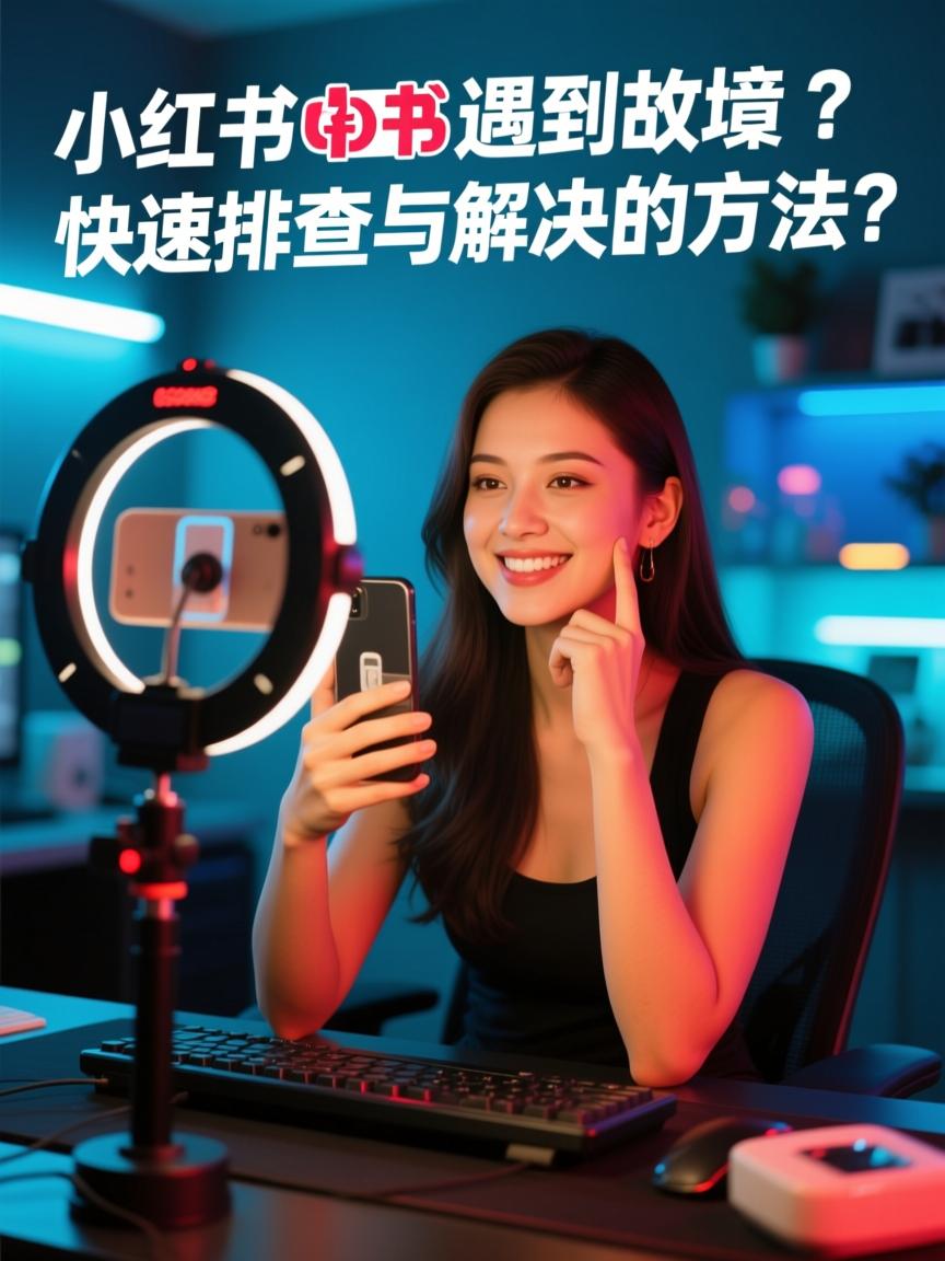 小红书直播遇到故障?快速排查与解决的方法