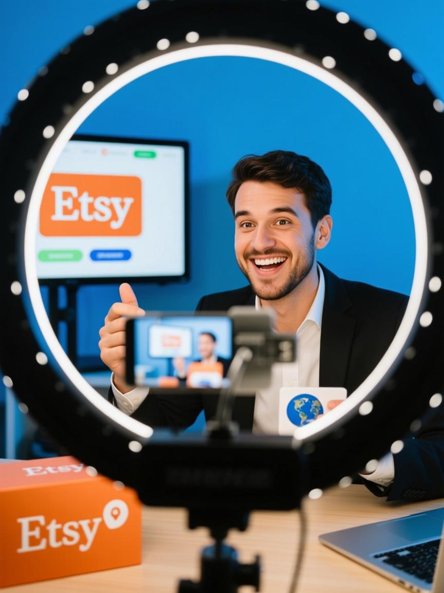 如何在欧美跨境电商平台Etsy上高效运营多账号直播专线