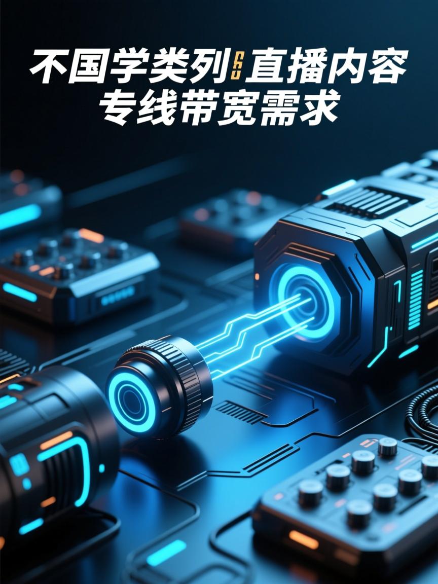 不同类型直播内容的专线带宽需求