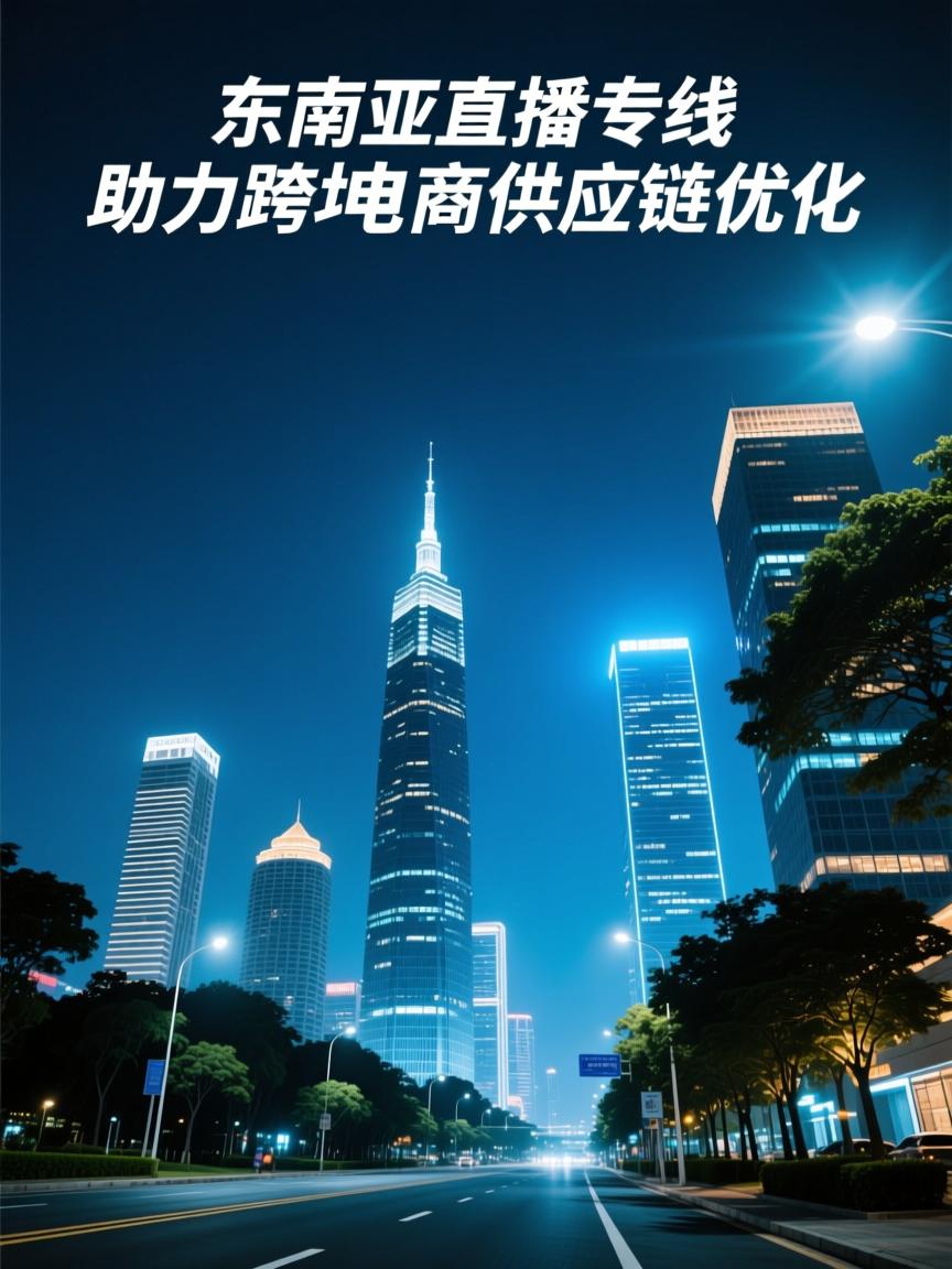 东南亚直播专线助力跨境电商供应链优化