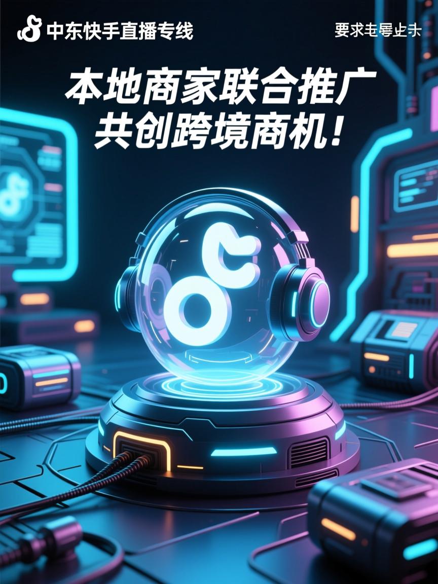 中东快手直播专线与本地商家联合推广,共创跨境商机!