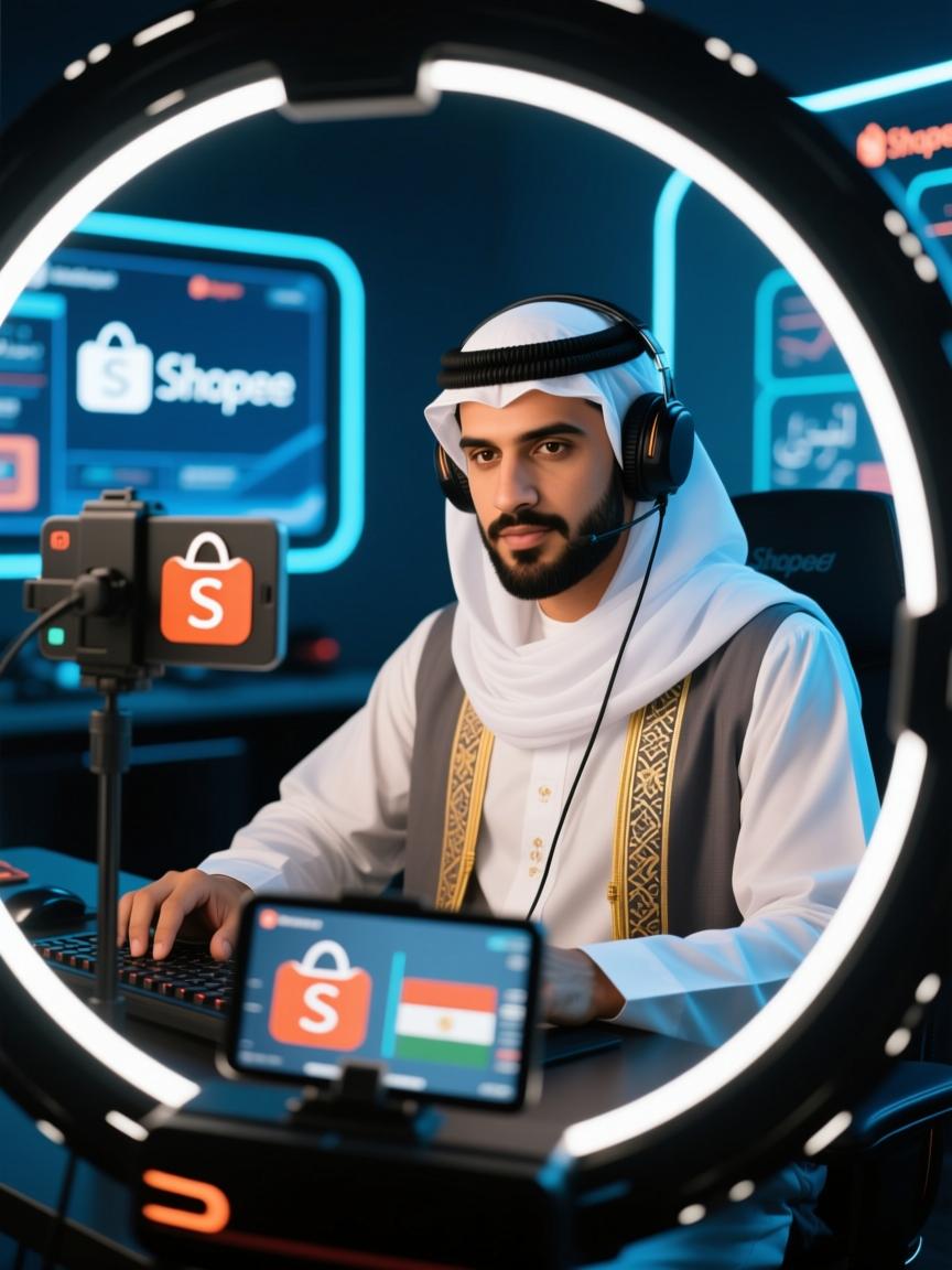 中东地区Shopee直播专线流量转化与变现技巧解析