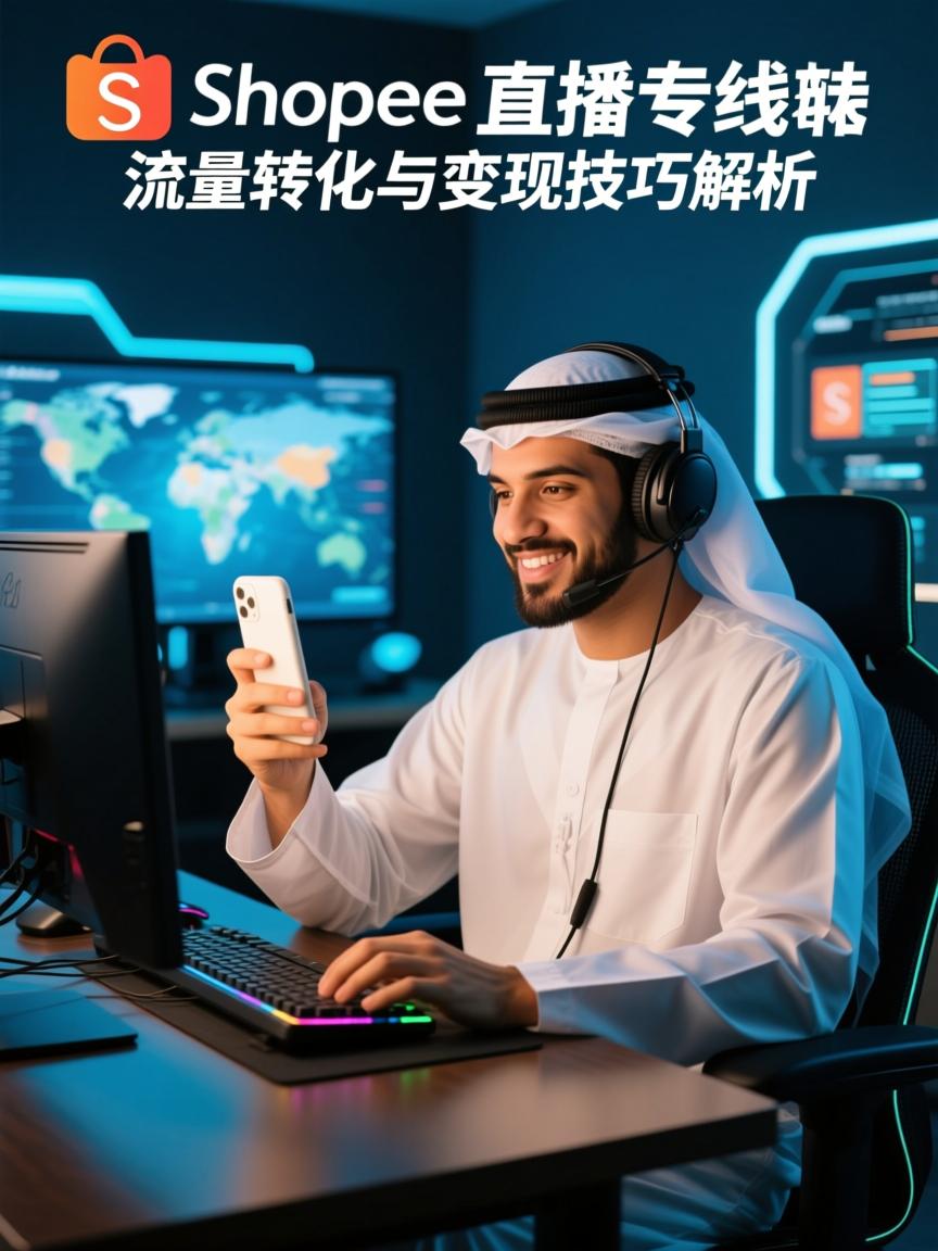 中东地区Shopee直播专线流量转化与变现技巧解析
