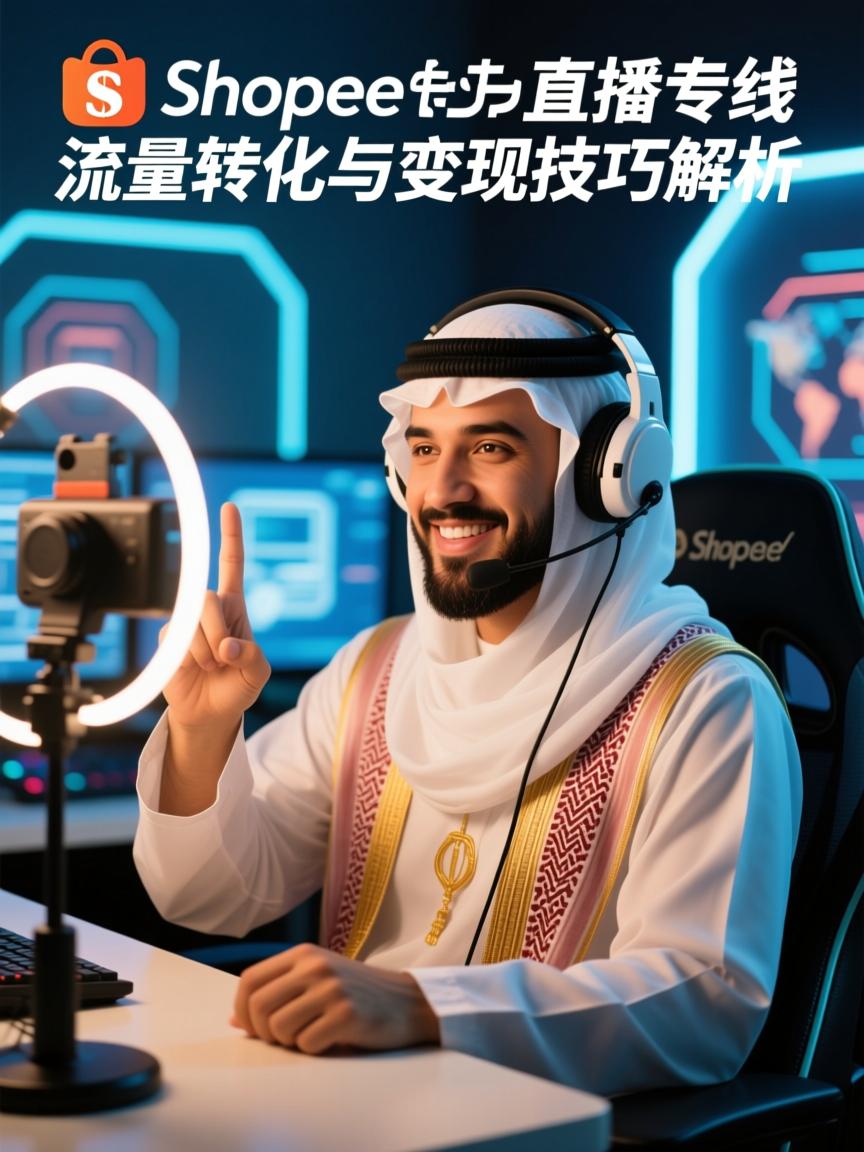中东地区Shopee直播专线流量转化与变现技巧解析
