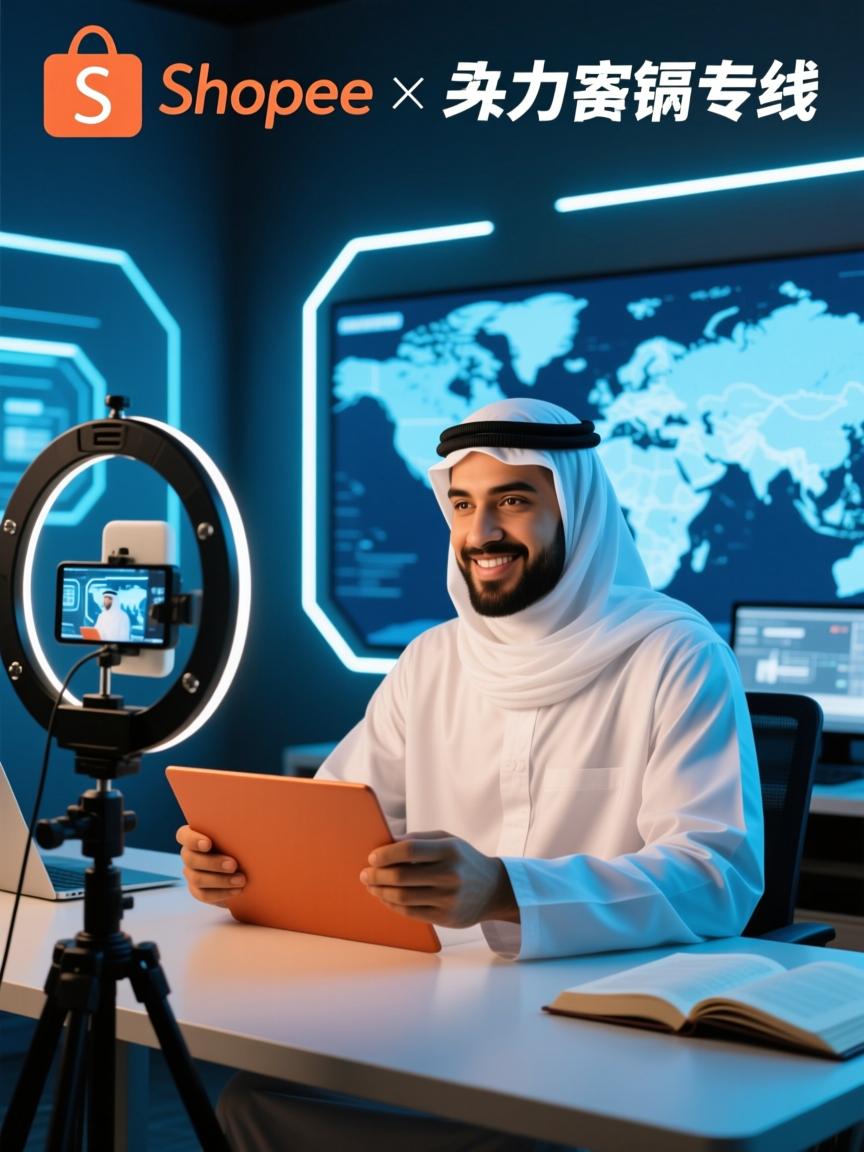 Shopee在中东地区的直播专线宣传策略