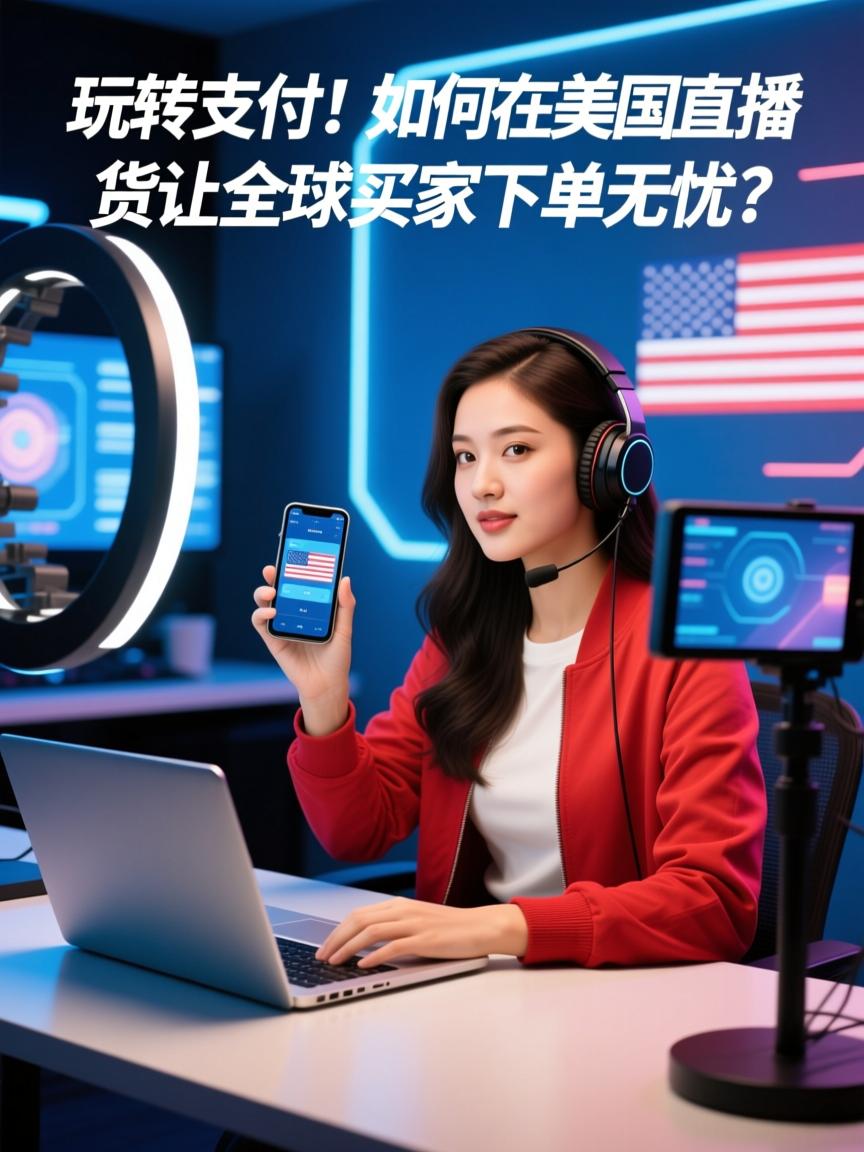 玩转支付!如何在美国直播卖货让全球买家下单无忧?