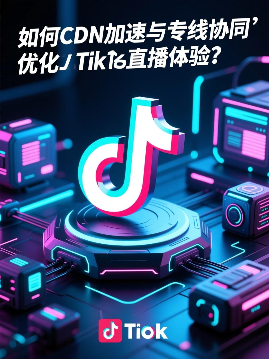 如何通过CDN加速与专线协同优化TikTok直播体验？