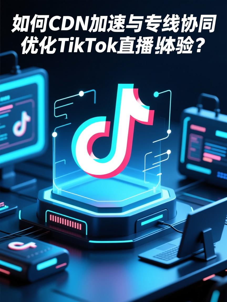 如何通过CDN加速与专线协同优化TikTok直播体验?