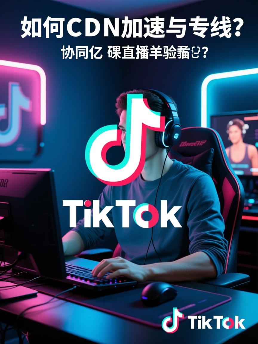 如何通过CDN加速与专线协同优化TikTok直播体验?