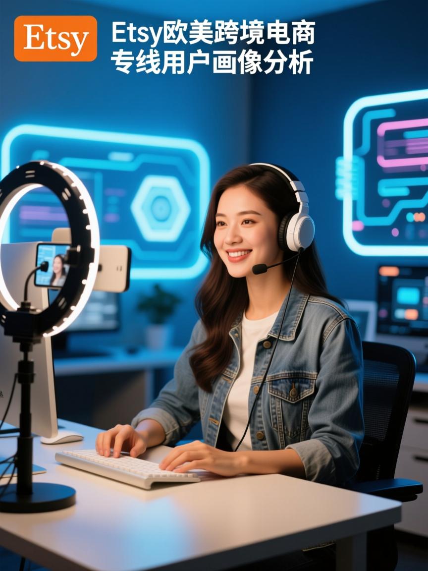 Etsy欧美跨境电商直播专线用户画像分析
