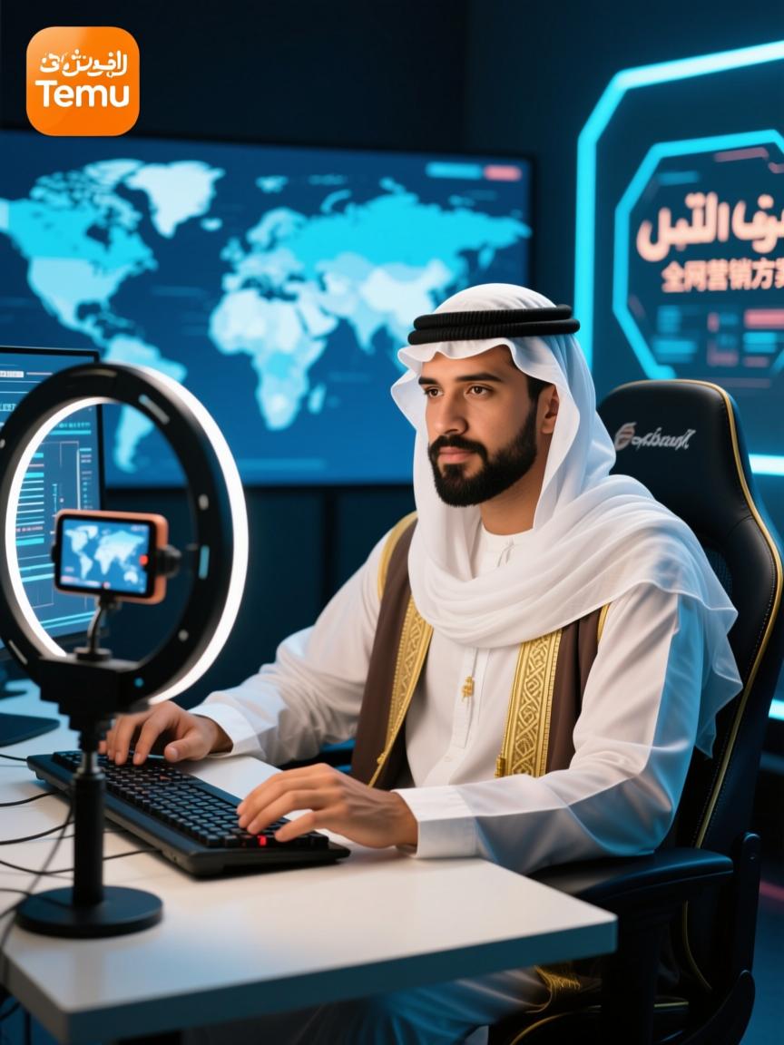 中东地区 Temu 直播专线跨境全网营销方案