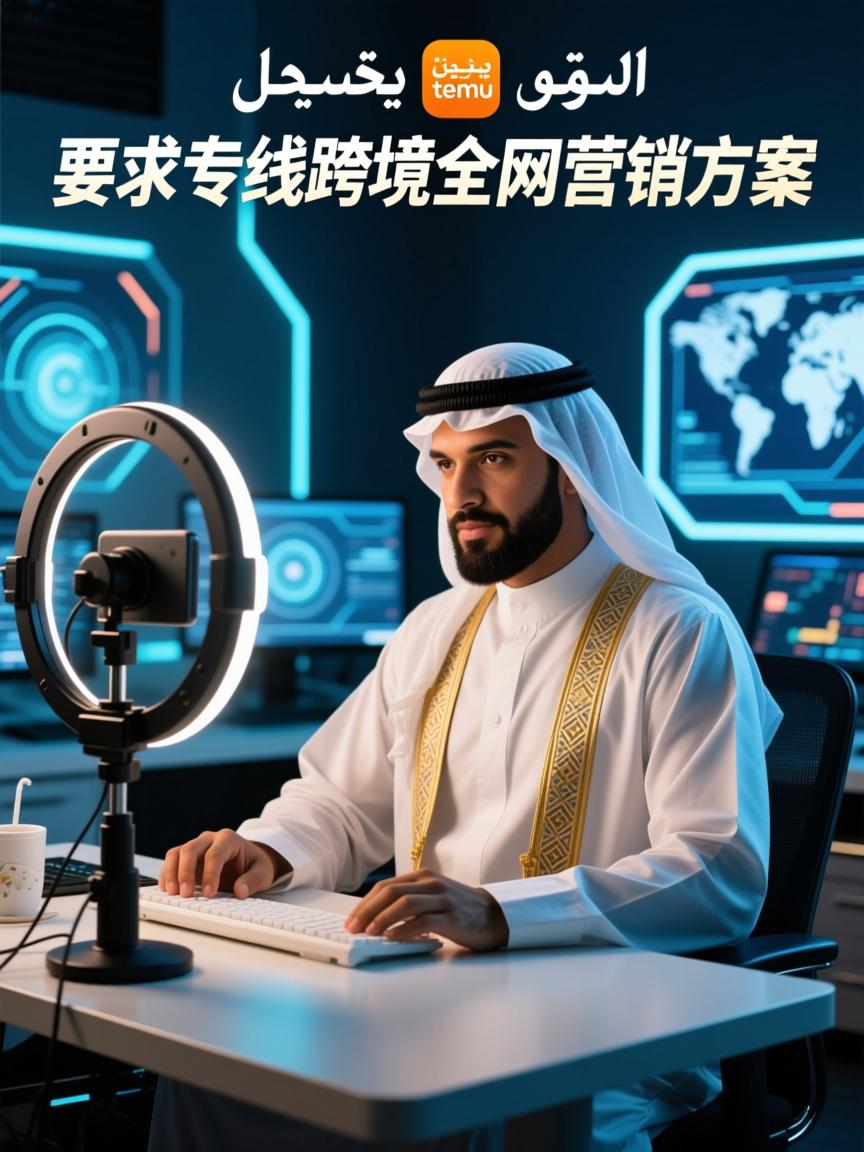 中东地区 Temu 直播专线跨境全网营销方案