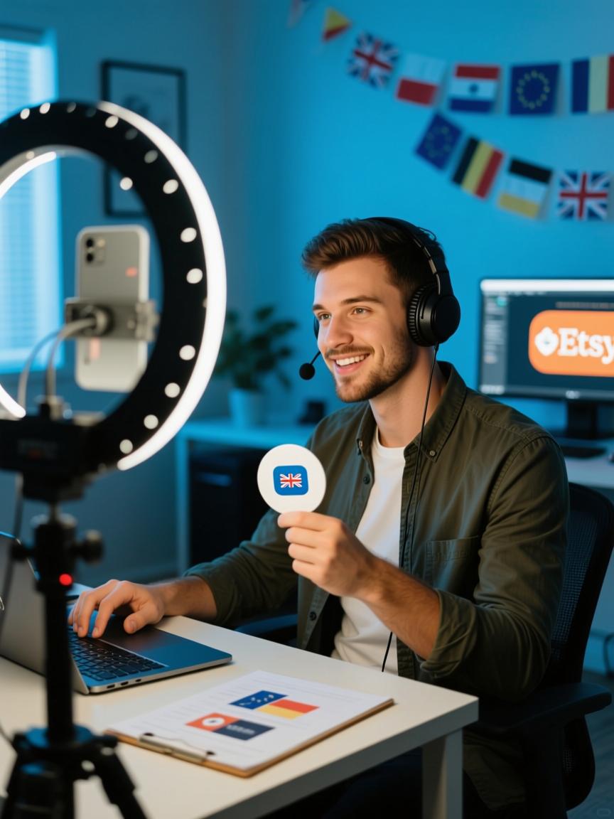 欧美跨境电商平台Etsy多账号运营技巧及直播专线实战解析