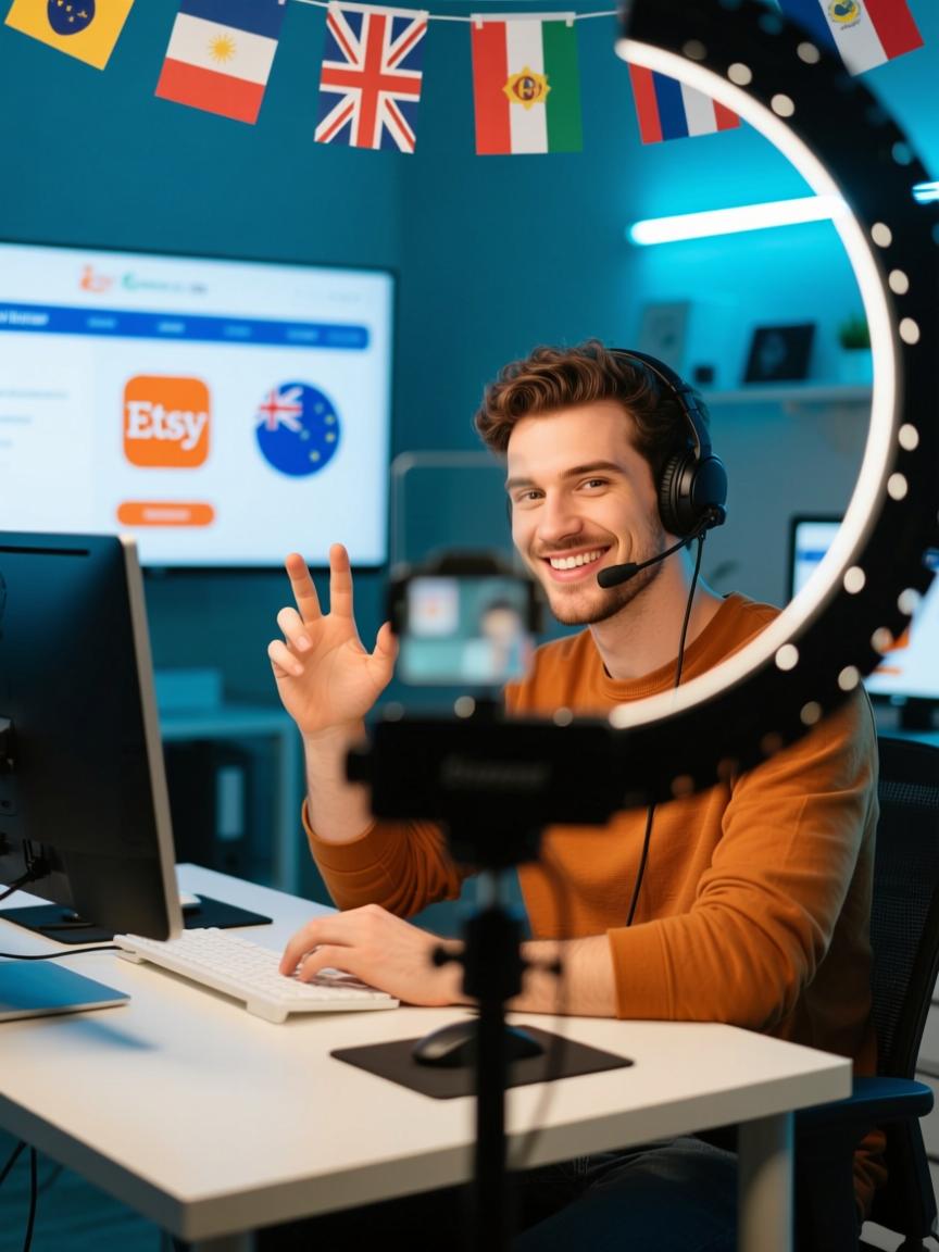 欧美跨境电商平台Etsy多账号运营技巧及直播专线实战解析
