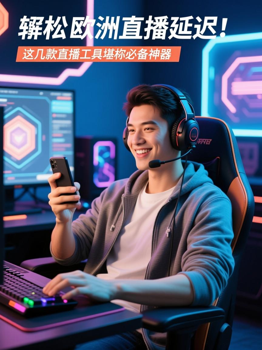 轻松解决欧美直播延迟！这几款直播工具堪称必备神器