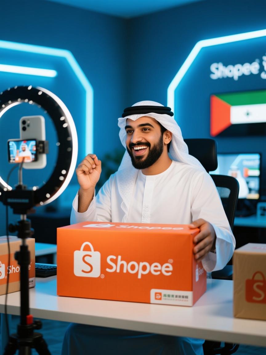 中东地区Shopee直播专线联合本地商家推动直播带货