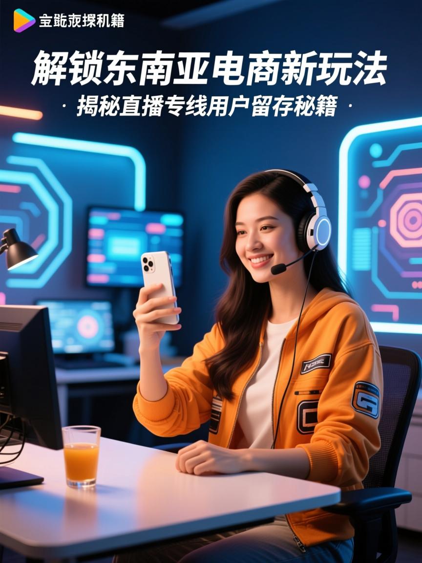 解锁东南亚电商新玩法，揭秘直播专线用户留存秘籍