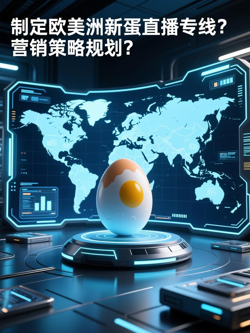 制定欧美地区新蛋直播专线的营销策略规划