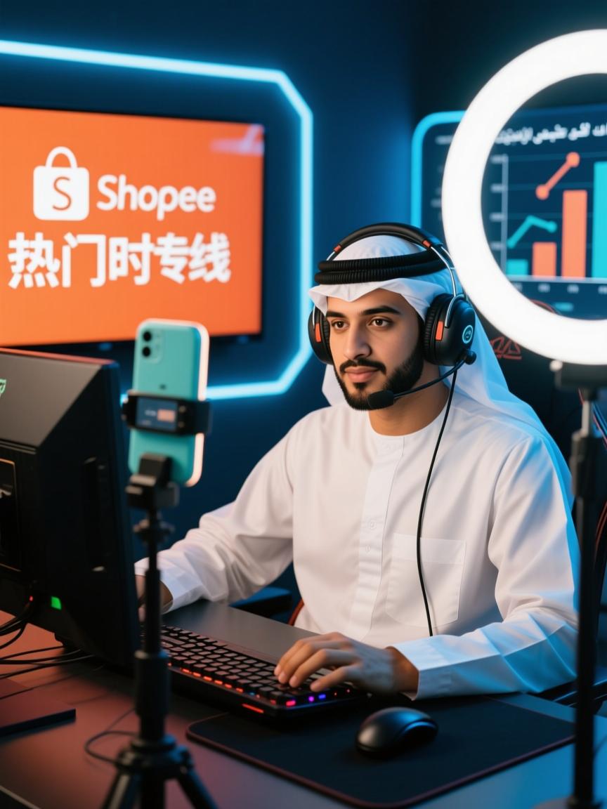 中东地区Shopee直播专线热门时段分析，海外直播市场的深度洞察