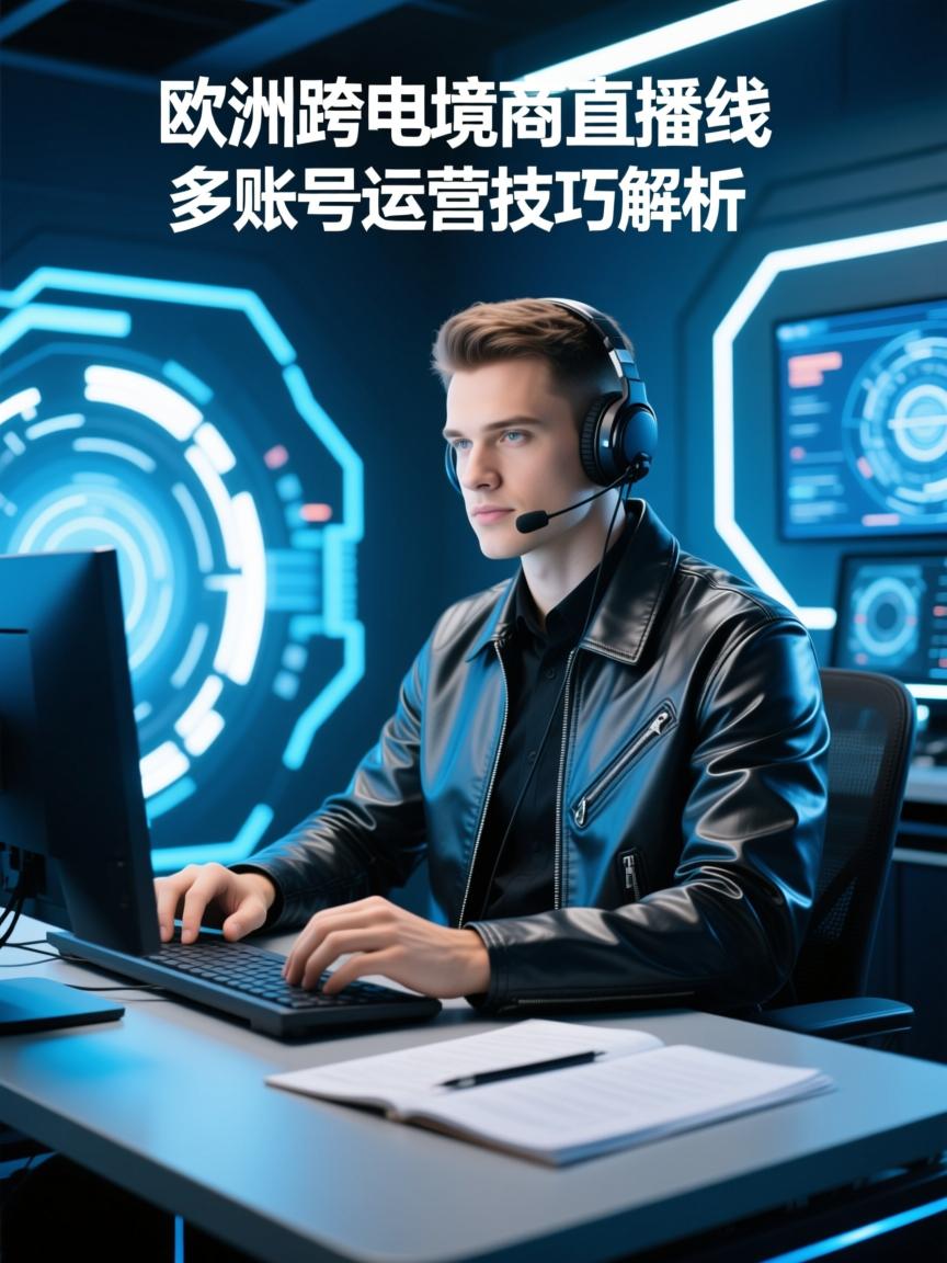 欧美跨境电商直播专线多账号运营技巧解析