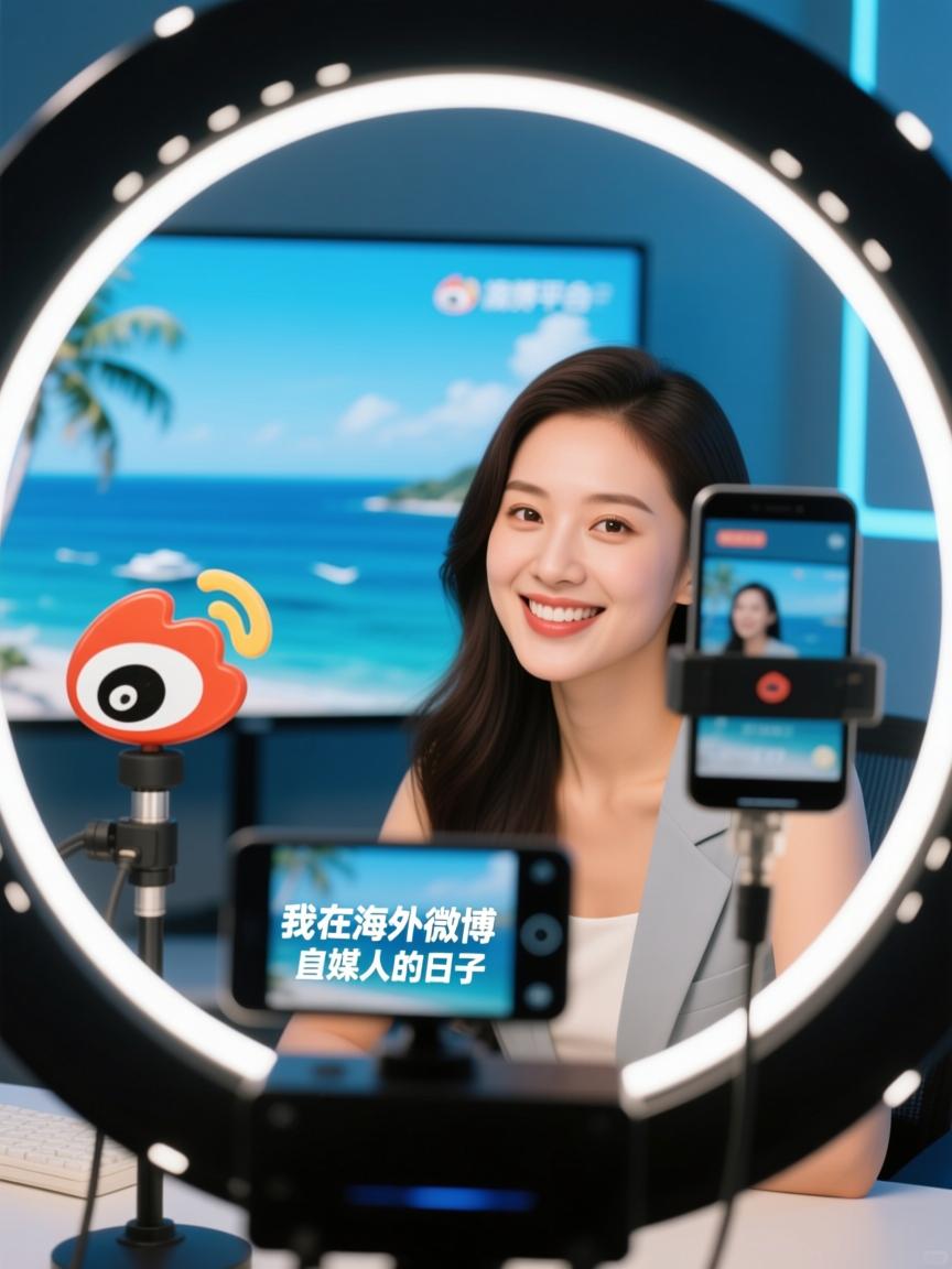 好，用户让我生成一个标题，只用中文写出来，不需要其他内容。根据用户提供的内容来看，重点是在海外直播，还有微博和自媒体人。那我需要抓住这些关键词。可能的标题方向是突出直播、海外平台，以及自媒体人的参与。比如，我在海外微博直播的日子，一个自媒体人的视角或者海外直播体验，作为自媒体人的真实故事。再考虑一下哪个标题更有吸引力，可能会选择第一个，因为它涵盖了多个要素，同时带有点个人叙述的感觉，比较容易引起共鸣。，我在海外微博直播，一个自媒体人的视角