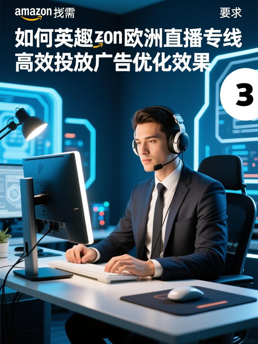 如何在亚马逊欧美直播专线高效投放广告并优化效果