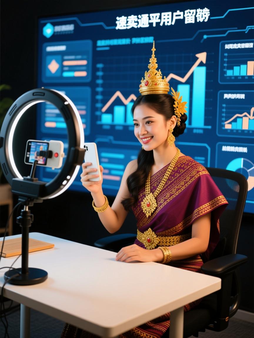 东南亚直播卖货数据驱动用户增长,速卖通平台的用户留存密码