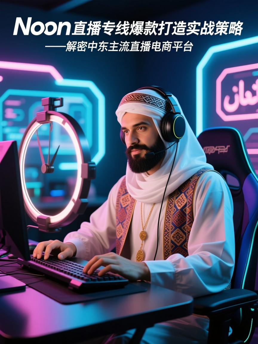 中东Noon直播专线爆款打造实战策略——解密中东主流直播电商平台