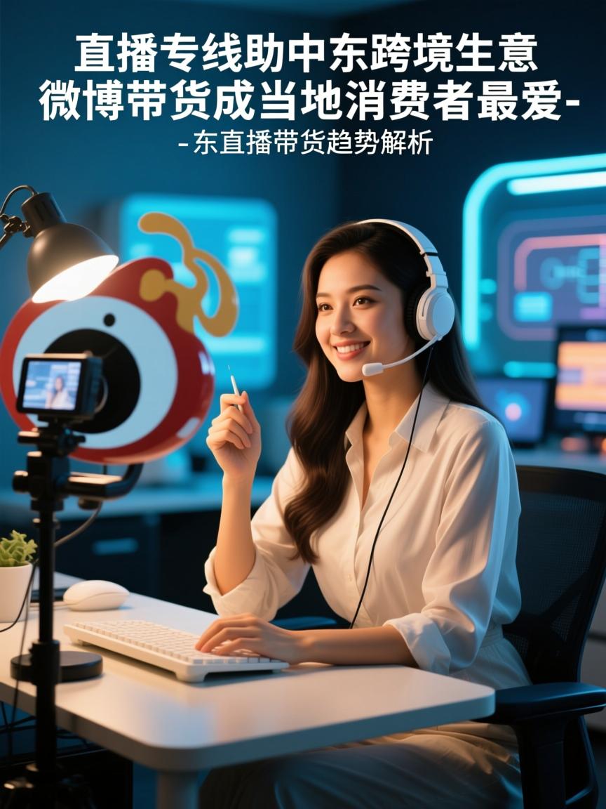 直播专线助中东跨境生意，微博带货成当地消费者最爱 - 中东直播带货趋势解析