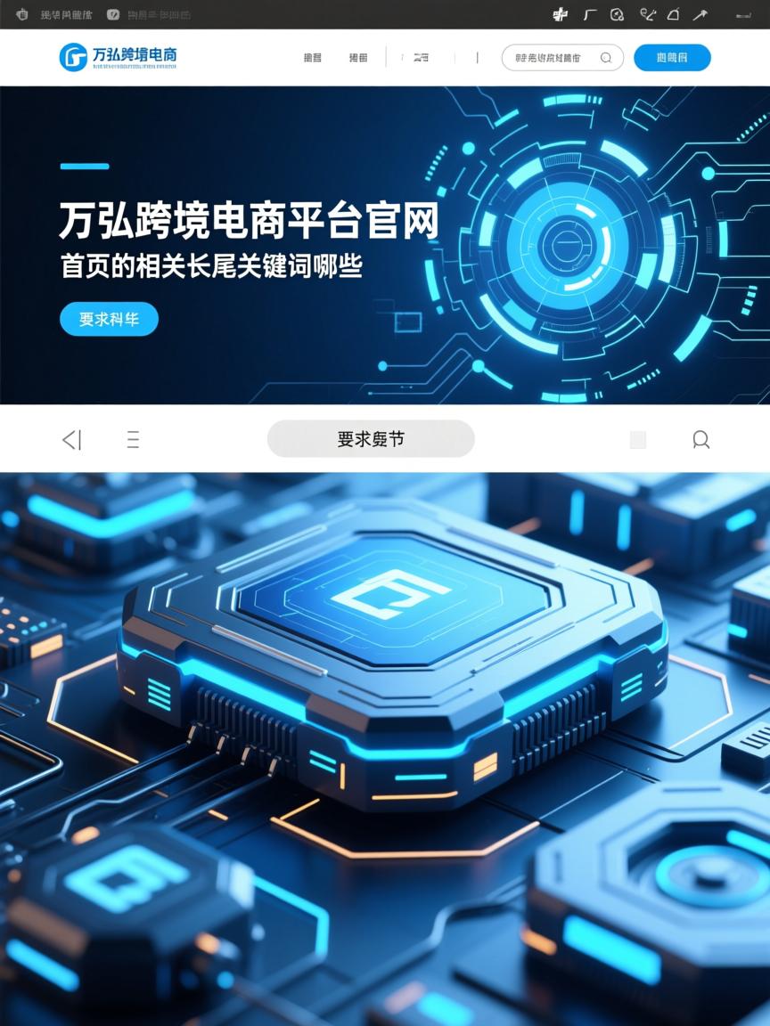 万弘跨境电商平台官网首页的相关长尾关键词有哪些