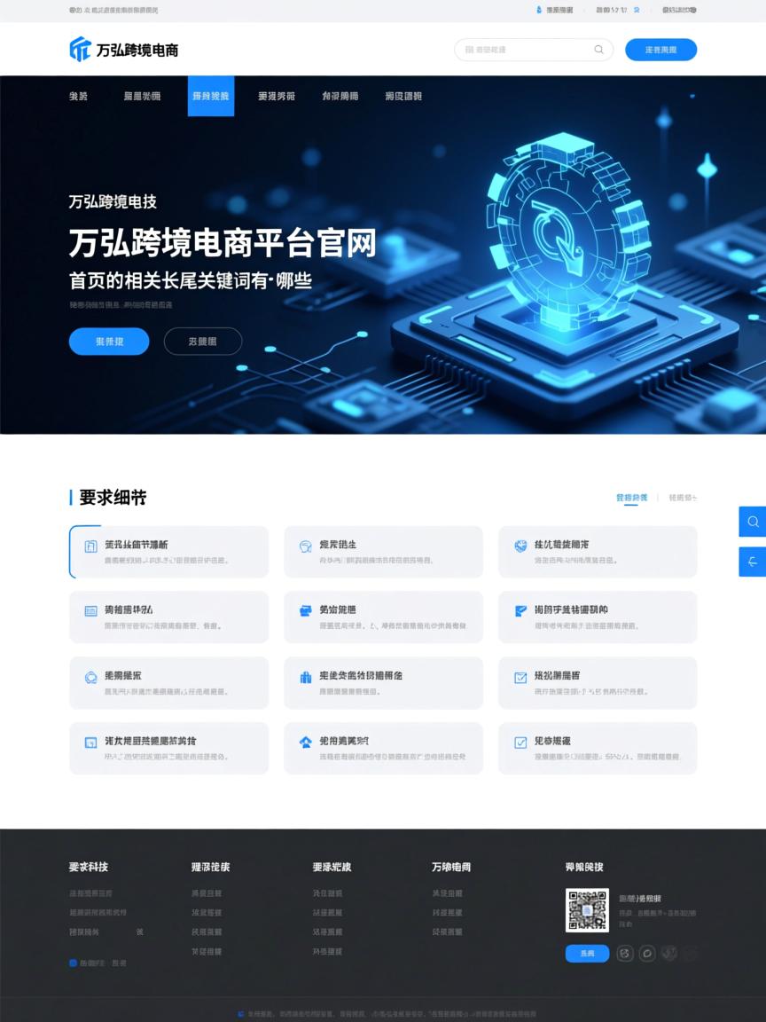 万弘跨境电商平台官网首页的相关长尾关键词有哪些