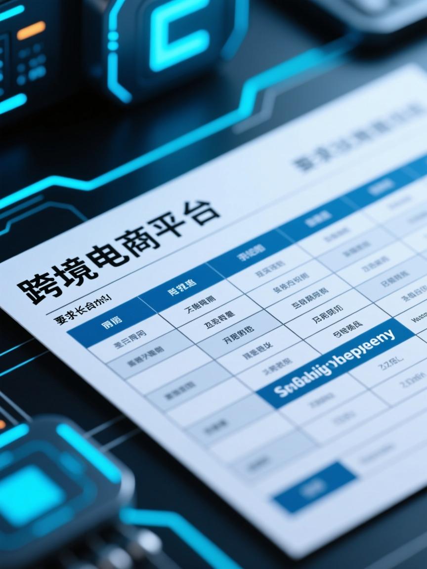 跨境电商平台表格的相关长尾关键词有哪些