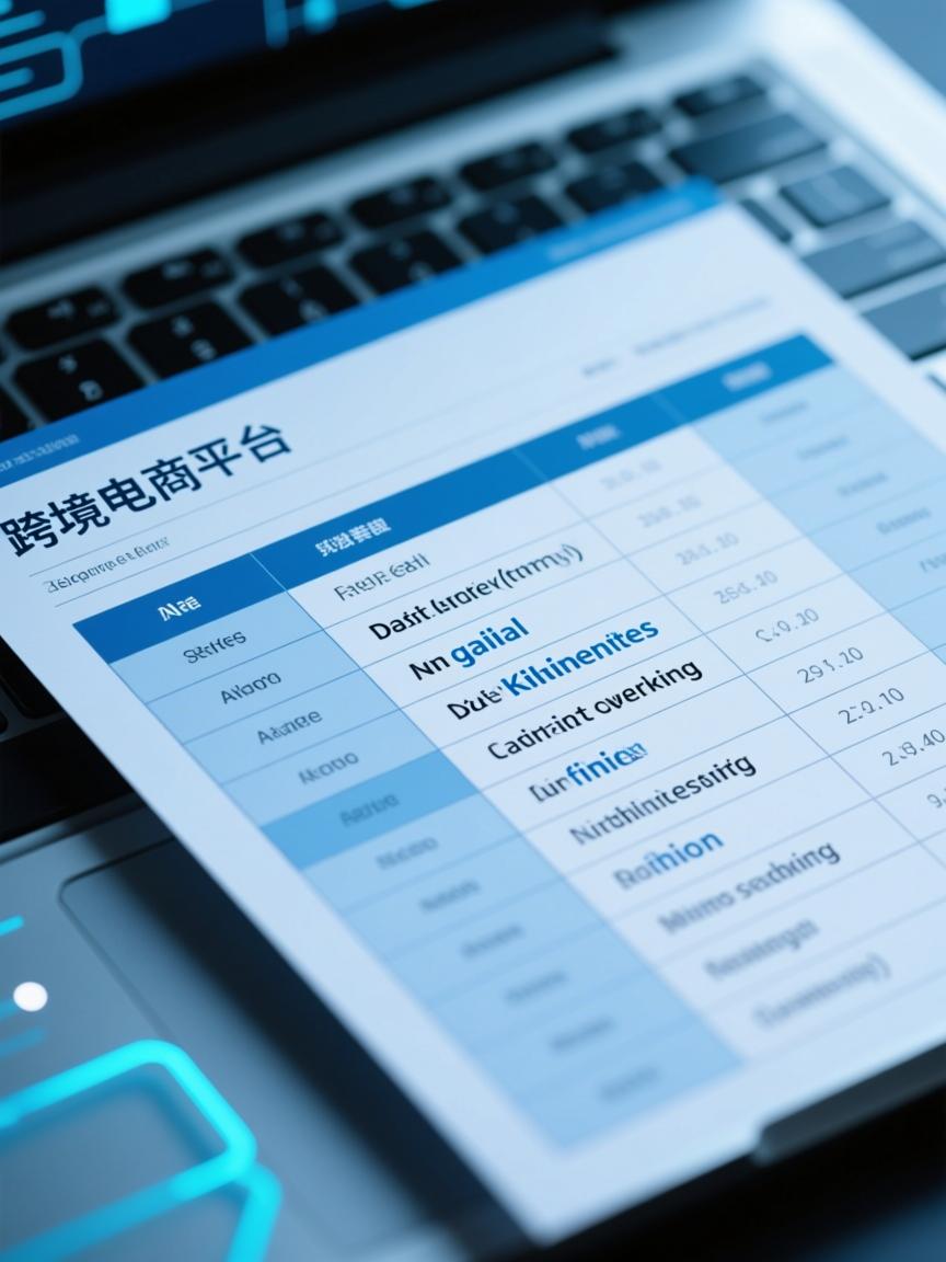 跨境电商平台表格的相关长尾关键词有哪些