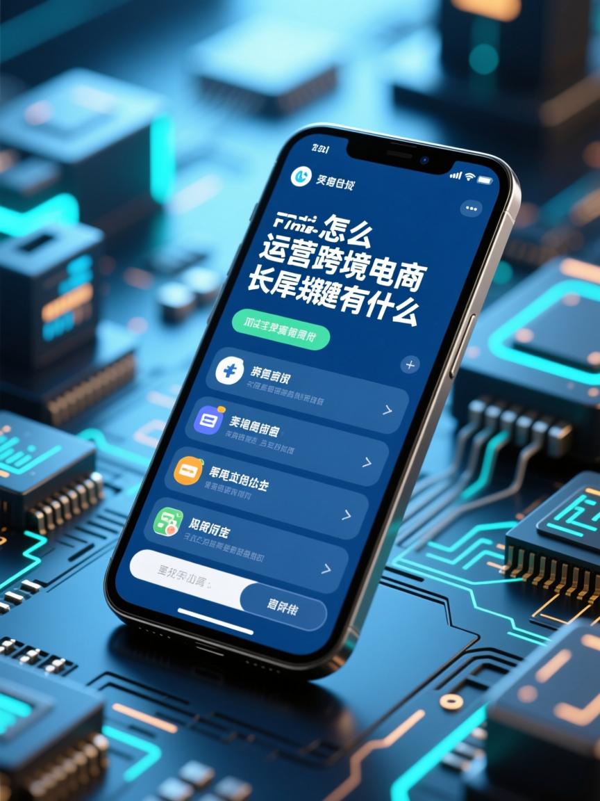 手机怎么运营跨境电商的相关长尾关键词有什么