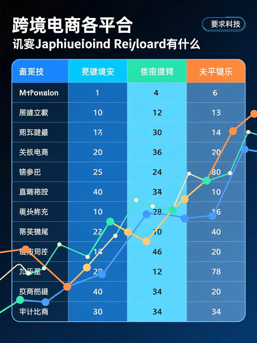 跨境电商各平台对比表格的相关长尾关键词有什么