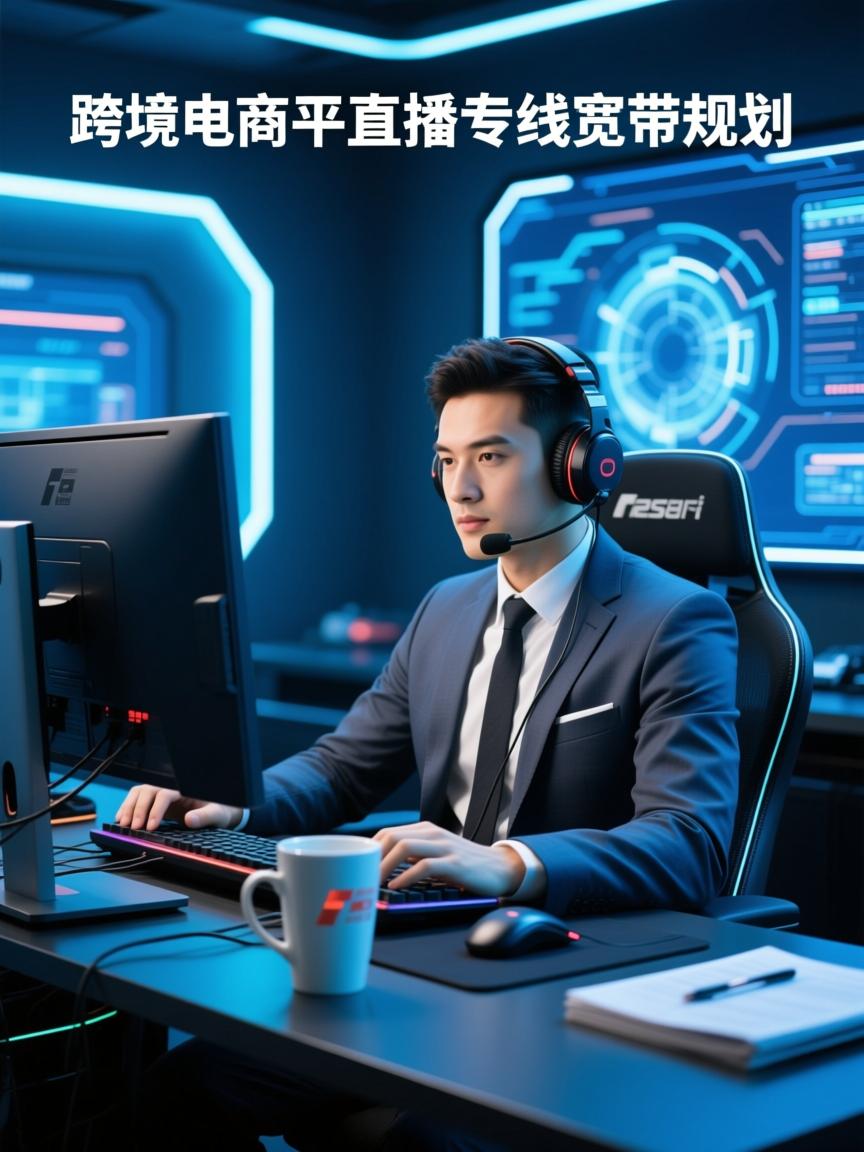 跨境电商平台直播专线带宽规划​
