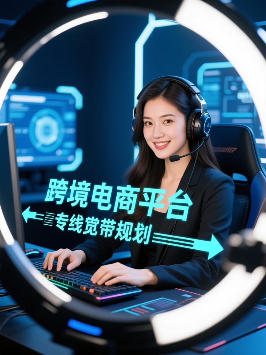 跨境电商平台直播专线带宽规划​
