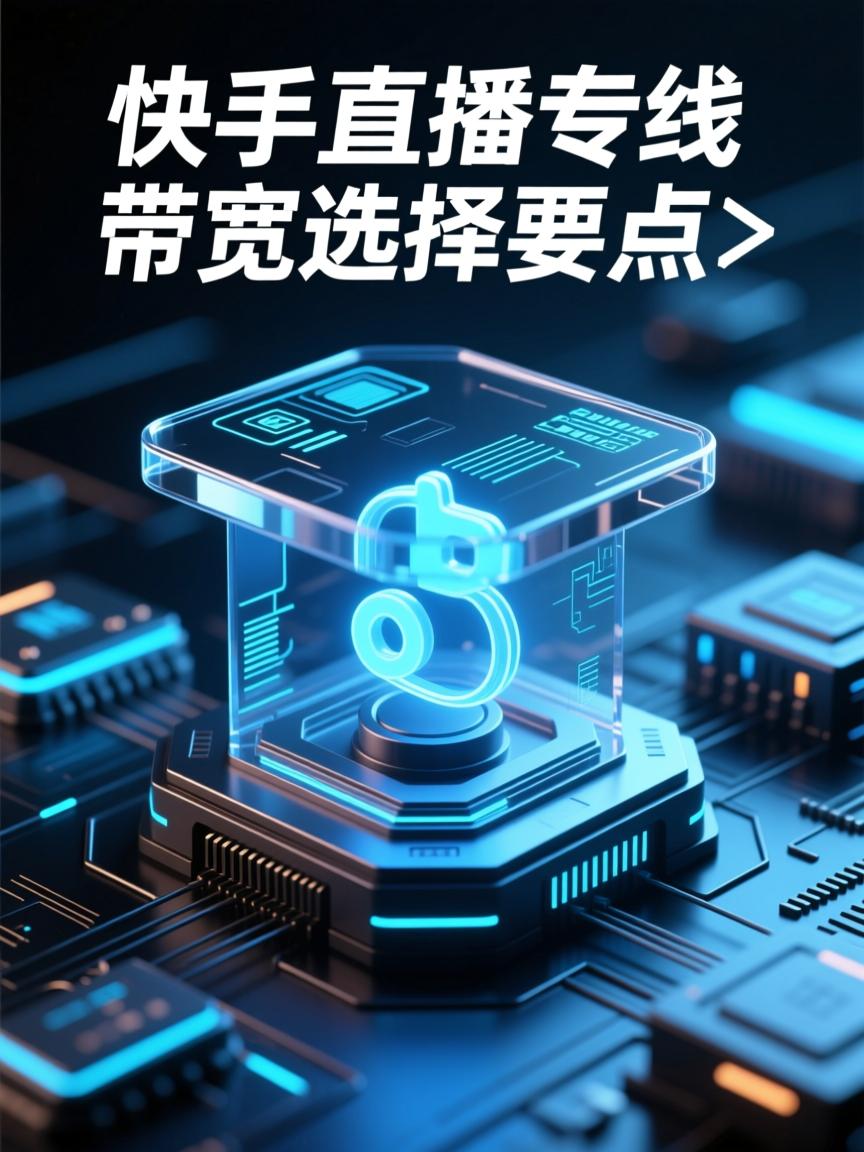 快手直播专线带宽选择要点​
