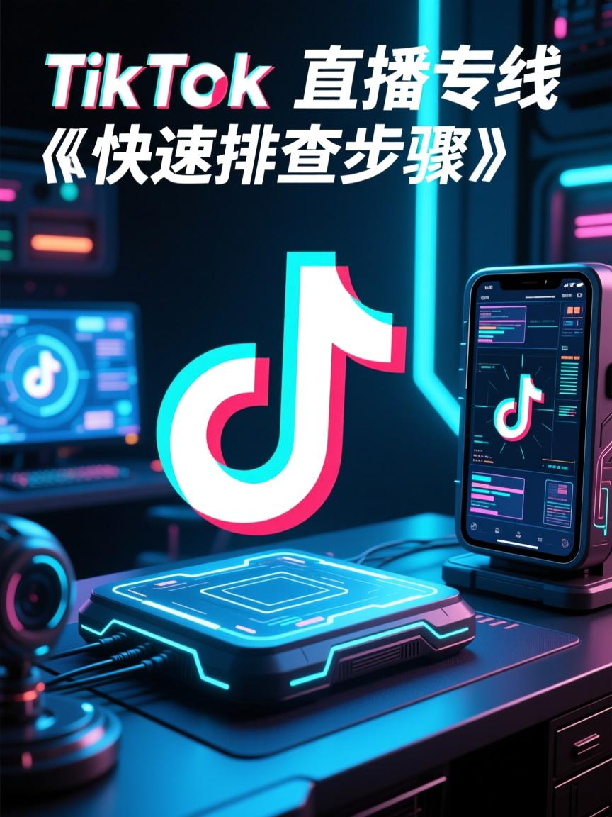 TikTok 直播专线故障快速排查步骤​
