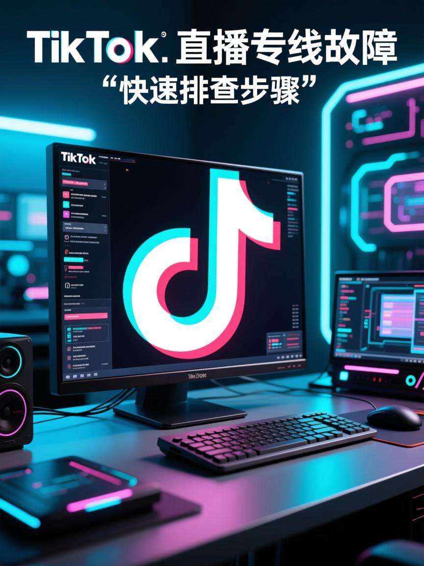 TikTok 直播专线故障快速排查步骤​
