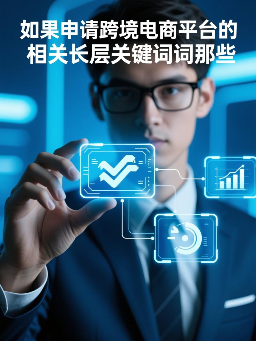 如果申请跨境电商平台的相关长尾关键词是那些